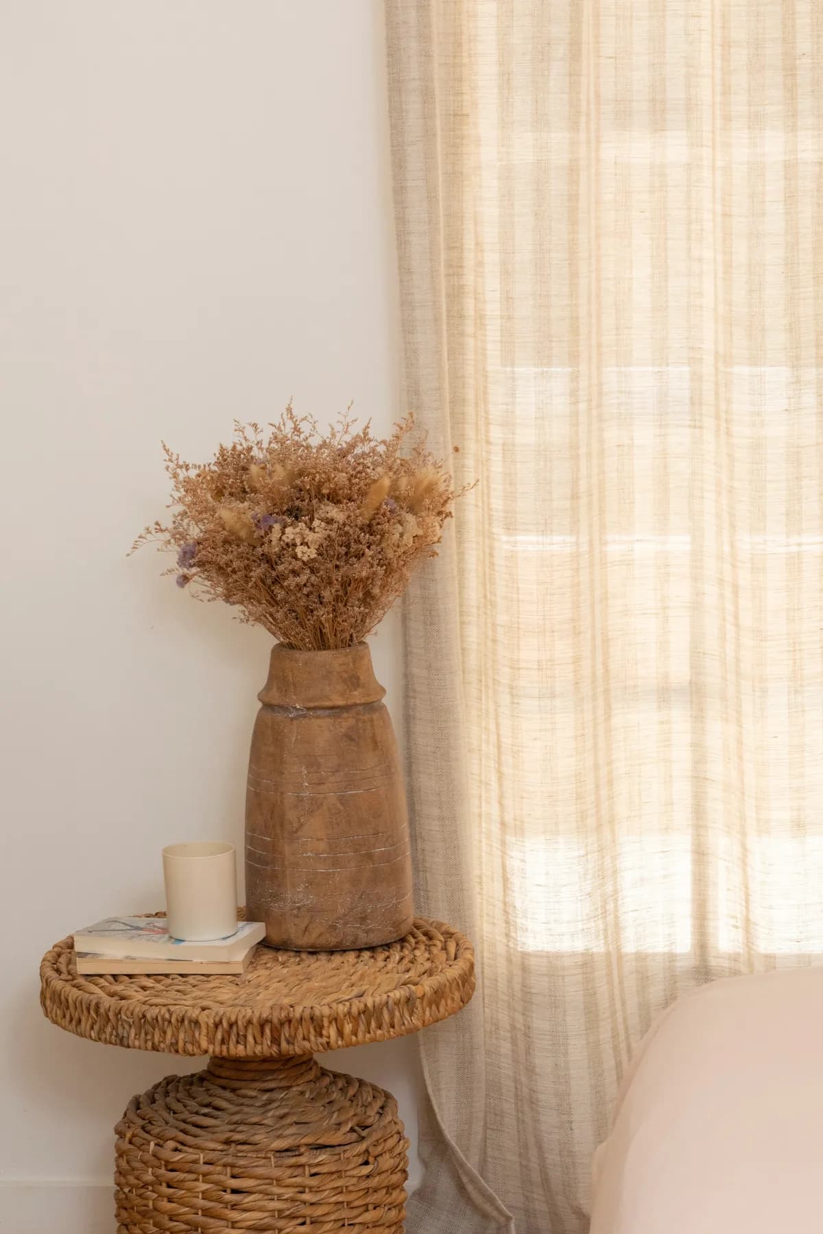 Rideau Rayures Lin — Sur Mesure